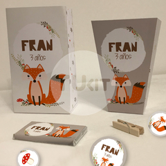Kit imprimible zorro zorrito fox tukit en internet