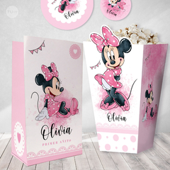 Kit imprimible minnie acuarela tukit