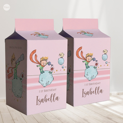 Kit imprimible el principito little prince rosa candy bar tukit - comprar online
