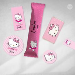 Kit imprimible hello kitty bailarina cumpleaños candy bar on internet