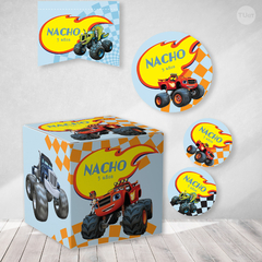 Kit imprimible autos monster machines tukit - comprar online