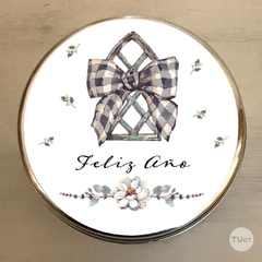 Etiquetas imprimibles para personalizar latas feliz navidad tukit - comprar online