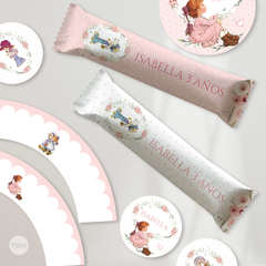 Kit imprimible sarah kay flores rosas ornamento tukit - comprar online