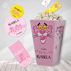 Kit imprimible pantera rosa pink panther candy bar tukit - comprar online
