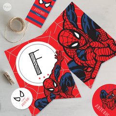 Kit imprimible spiderman tukit - tienda online