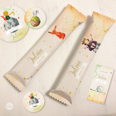 Kit imprimible el principito little prince acuarela candy bar tukit - comprar online
