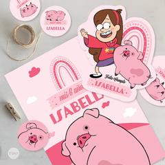 Kit imprimible pato mabel gravity falls tukit - tienda online