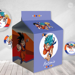 Kit imprimible dragonball dragon ball goku candy bar tukit en internet