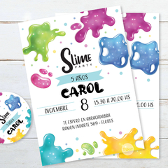 Kit imprimible slime colores candy bar tukit en internet