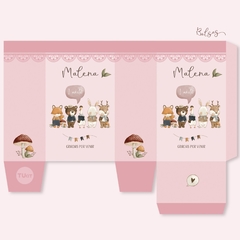 Kit imprimible animales del bosque acuarela rosa tukit en internet