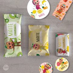 Kit imprimible bebes llorones tutti frutti tukit - tienda online