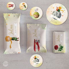 Kit imprimible el principito little prince acuarela candy bar tukit en internet