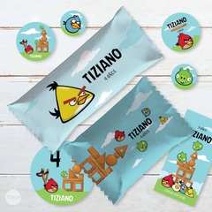 Kit imprimible pajaritos angry birds tukit - TuKit