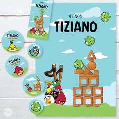 Kit imprimible pajaritos angry birds tukit en internet