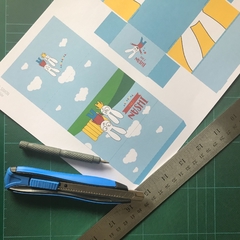 Caja slide imprimible souvenir simon el conejo tukit - TuKit