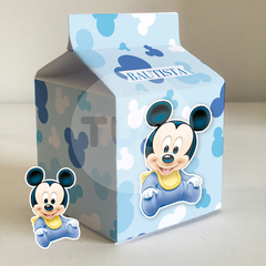 Milk box milkbox imprimible mickey bebe tukit