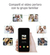 timbre smart doorbell con cámara wifi linda + ding dong - USS Store