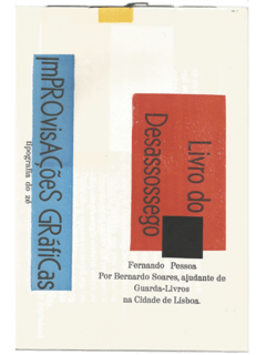 Livro do desassossego: improvisações gráficas