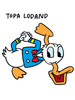 Pato Donald - Topa Lodand [PÔSTER]
