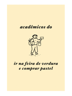 Acadêmicos do ir na feira de verdura e comprar pastel [PÔSTER A5]