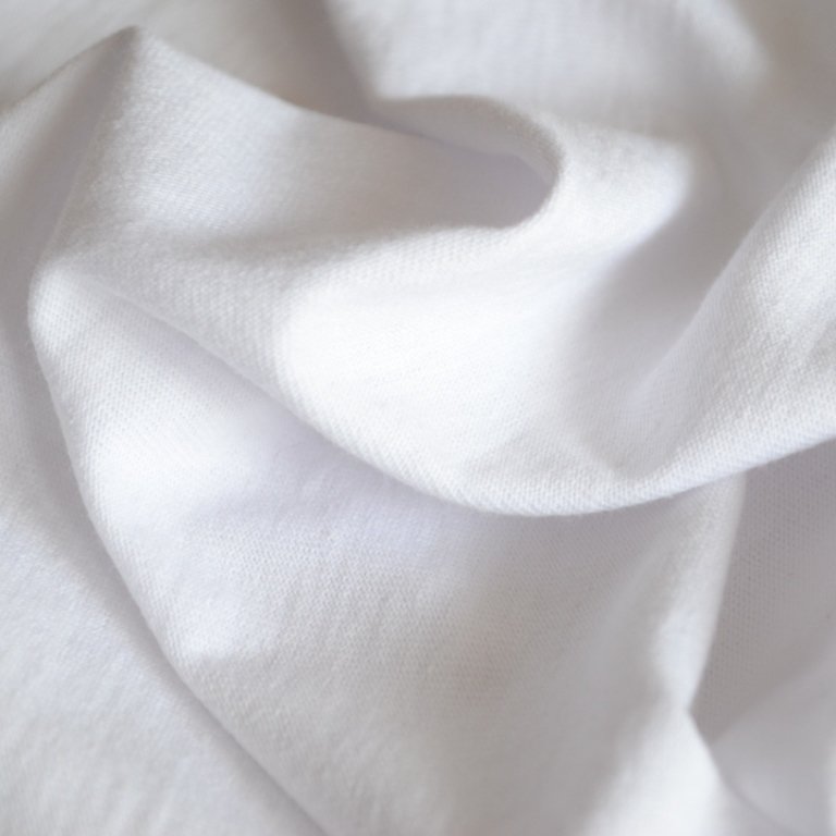 Tela Jersey Peinado blanco- Venta de Telas por Metro Online