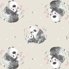 Tela Gabardina Animales Pandas S22 - Tienda de Telas Online