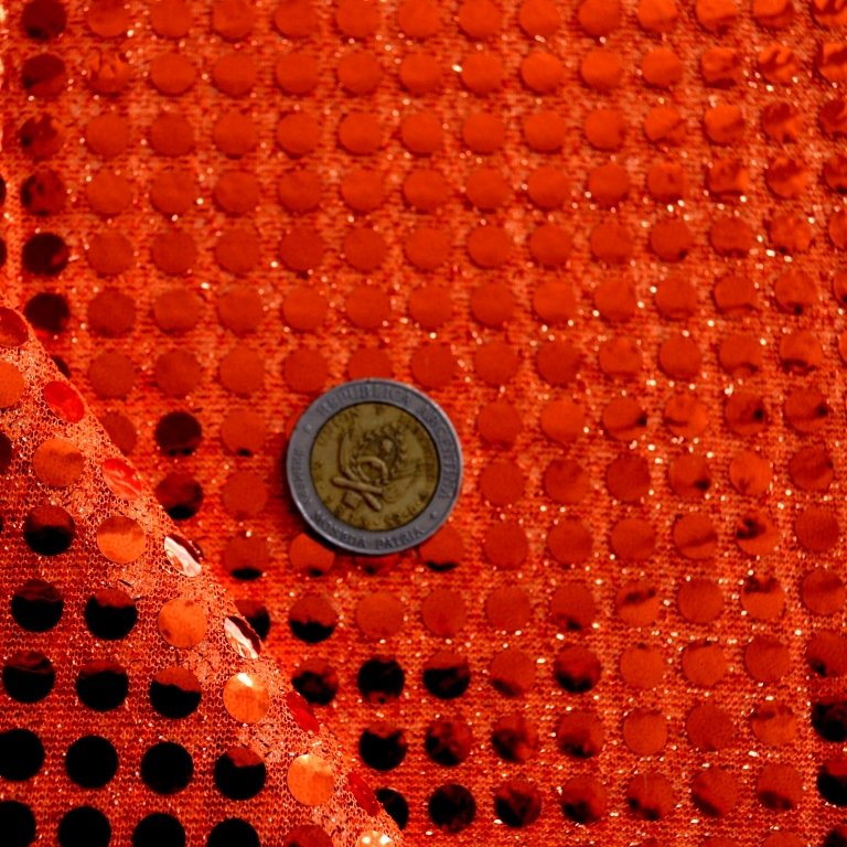 Paiet naranja Venta de Telas por Metro