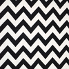 Tela Lona Chevron Negro - Venta de Telas Online