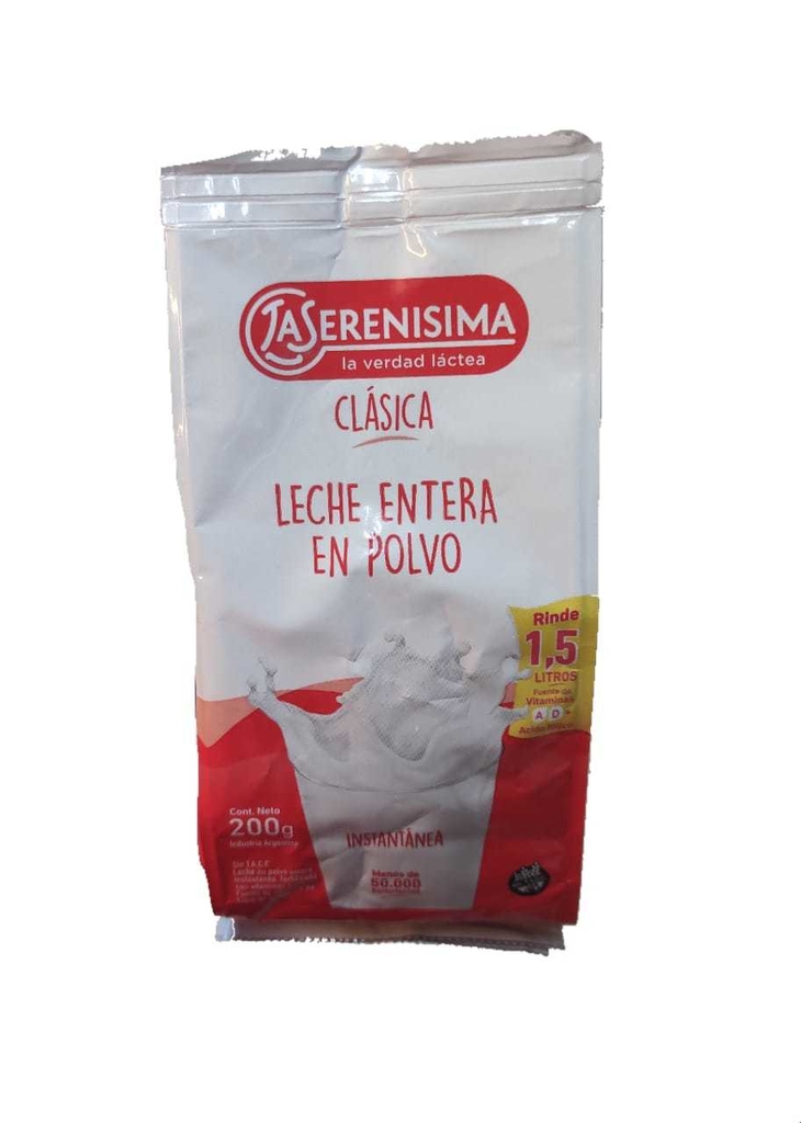 Leche En Polvo Clasica - 200 Gr - La Serenisima