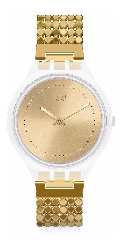 Reloj dorado mujer swatch sales