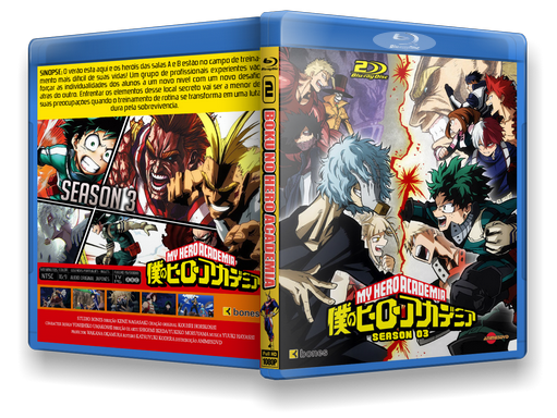 Comprar Anime Boku no Hero Academia Temporada 03 Blu-ray