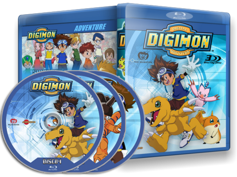 Digimon Adventure Blu-ray Cover