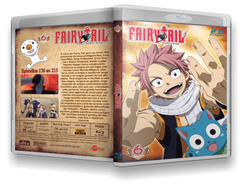 Fairy Tail TV 2 em Blu Ray Cover