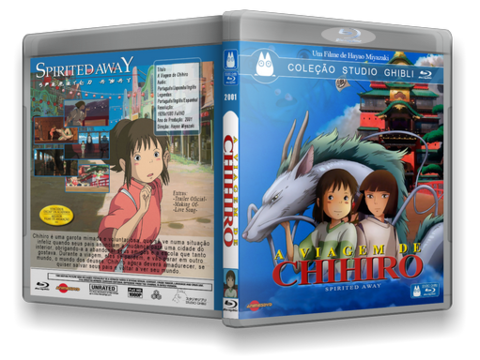 A Viagem de Chihiro Blu-ray cover