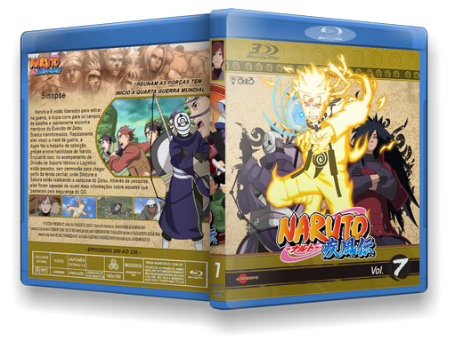 Naruto Shippuden Vol.07 - Dvd - Novo - 4 Episódios