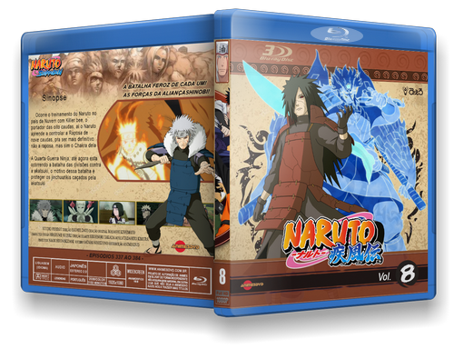 Naruto Shippuden Vol.07 - Dvd - Novo - 4 Episódios