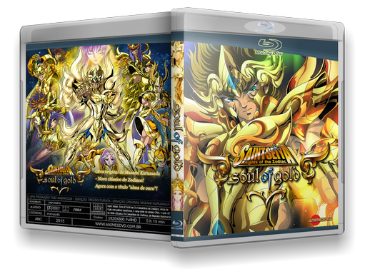 Anime Cavaleiros do Zodiaco Soul of Gold em Blu Ray