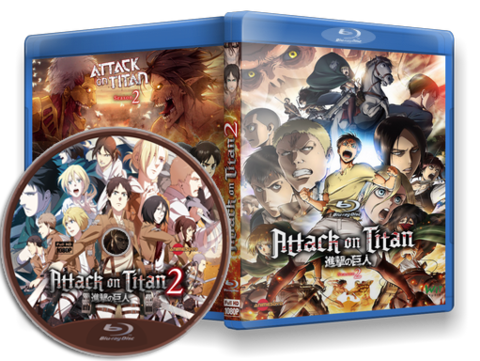 Shingeki no Kyojin 2 Blu-ray cover