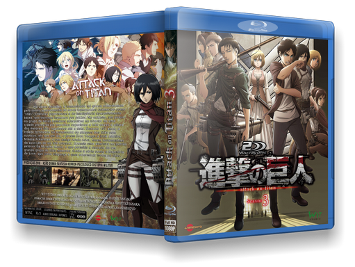 Comprar Anime Shingeki no Kyojin 3ª Temporada em Blu-ray