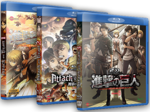 Shingeki no Kyojin 3 Temporadas Completas