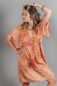 VESTIDO DEVI ROSA GOLD - comprar online