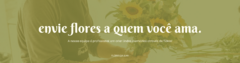 Banner da categoria Flores