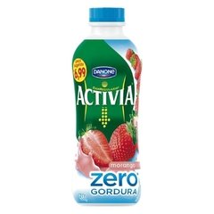 Iogurte Líquido com Polpa de Morango Zero Gordura ACTIVIA 900g