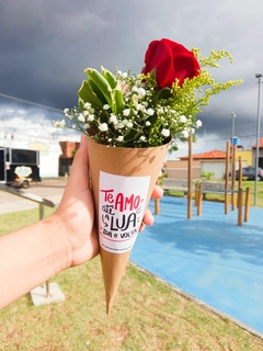 Imagem do Cone Amor de Rosa Vermelha