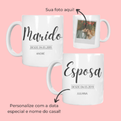 Canecas "Marido e Esposa" Personalizável - comprar online