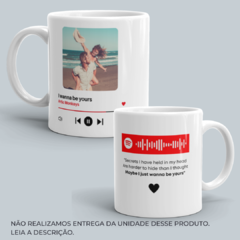 Caneca Nossa Música (COM QR CODE SPOTIFY)