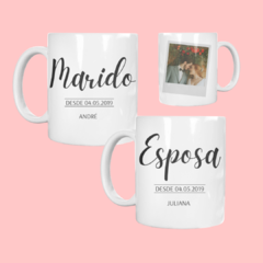 Canecas "Marido e Esposa" Personalizável