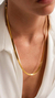 COLLAR FLAT SNAKE GOLD - comprar online