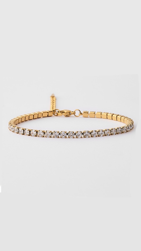 PULSERA GOLDEN TENNIS