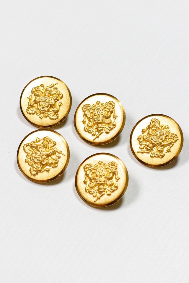 GOLDEN TREASSURE - Set 5 de botones dorados